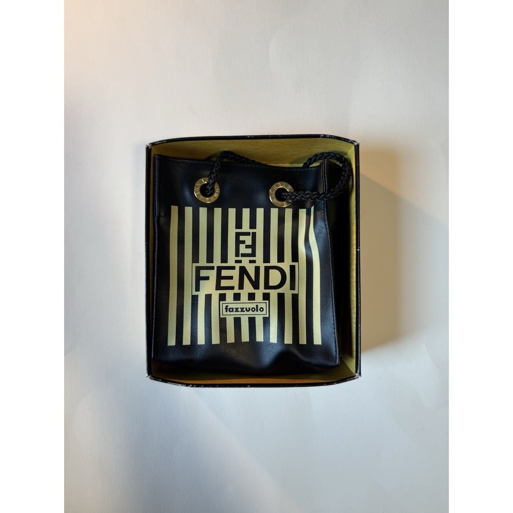 Fendi Fazzuolo Mini Hand Pouch Bag With Box - Picture 6 of 6